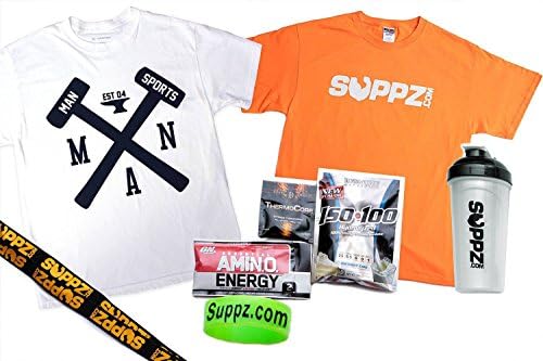 Swag Bag - Supplement Samples, T-shirt, Trial Size Items (Large)
