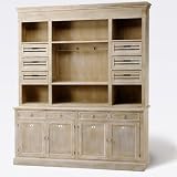 LANDHAUS WOHNWAND BUFFET SCHRANK braun