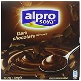 Alpro Dark Chocolate Dessert 4 x 125 g (Pack of 6)