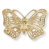 Crystal Butterfly Pin