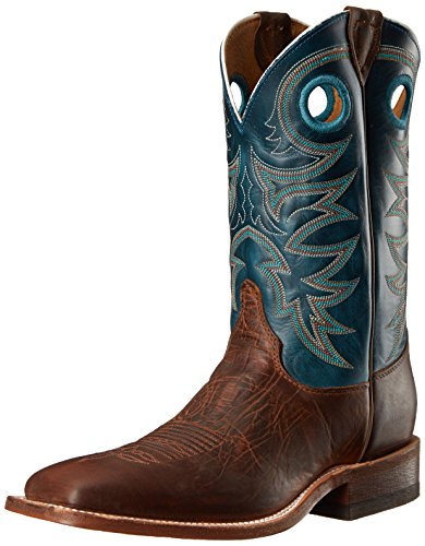 Justin Men's Bent Rail Rough Rider Cowboy Boot Square Toe