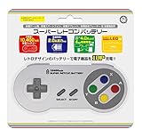 スーファミコントローラー型バッテリー さらに大容量！スーファミのコントローラー風モバイル充電器