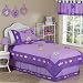 Danielle's Daisies Purple Childrens Bedding 3pc Full / Queen Set