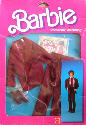 Barbie Romantic Wedding Fashions - Groom Suit Set - 1986 Mattel