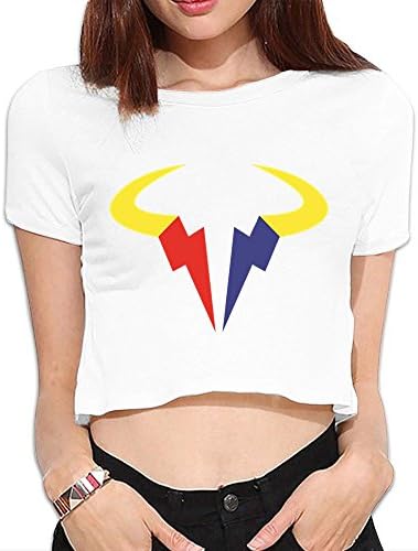 Faktor04 White Rafael Nadal Logo Short Sleeve Sexy Lo Shi T Shirt For Female Size XL