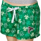 NCAA Reebok Atlanta Falcons Ladies Kelly Green Colleen Boxer Shorts (Small)
