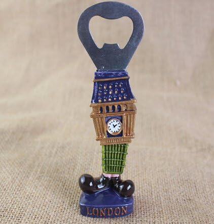 1pc/lot big ben fridge magnet souvenir bottle opener resin multifunction fridge magnet