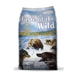 Taste of the Wild Dry Dog Food, Pacific Stream Canine Formula with Smoked Salmon, 5 Pound Bag Taste of the Wild Dry Dog Food, Pacific Stream Canine Formula with Smoked Salmon, 5 Pound Bag