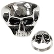 316L CASTING STAINLESS STEEL SKULL RING WIDTH: 22mm 316L CASTING STAINLESS STEEL SKULL RING WIDTH: 22mm