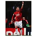 Cristiano Ronaldo Signed Manchester United Photo - Champions League Final Goal