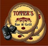 TONNER'S Family Name Bar & Grill Coasters