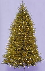 12' Dunhill Fir Pre-Lit Artificial Christmas Tree - Clear Lights