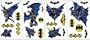 RoomMates WT1063SCS Batman Peel & Stick Wall Decals