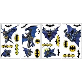 RoomMates WT1063SCS Batman Peel & Stick Wall Decals