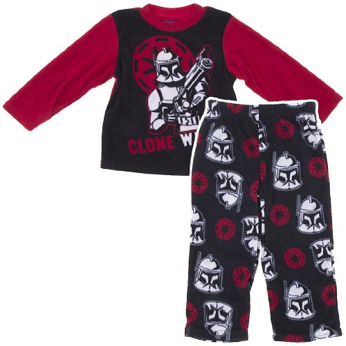  Star Wars Clone Wars Fleece Pajamas for Boys