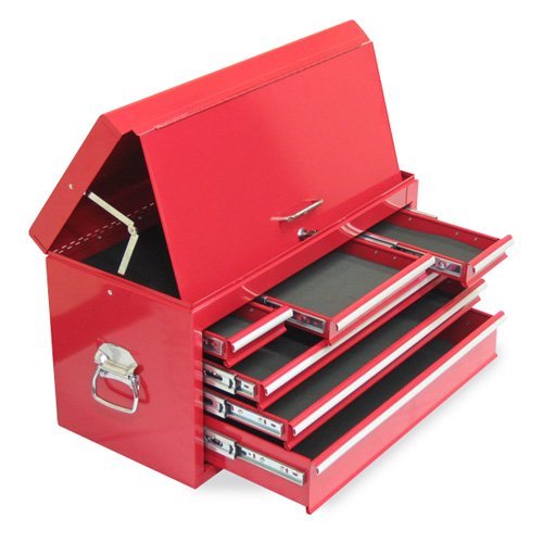 Excel 6 Drawer Ball-Bearing - Red