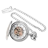 Charles-Hubert, Paris Two-Tone Mechanical Pocket Watch