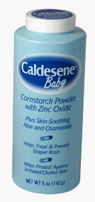 Caldesene Baby Corn Starch Powder With Zinc Oxide - 5 Oz