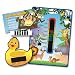 Pack of 'Happy Family' Jungle Animals Nursery and Room Thermometer, Duck Bath Thermometer and Monkey Forehead Thermometer for Baby/Child
