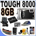 Olympus Stylus Tough 8000 - Digital camera - compact - 12.0 Mpix - optical zoom: 3.6 x - supported memory: xD, microSD - black