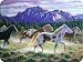 River's Edge Stunning Tempered Glass Cutting Board with Running Horse Design (12 x 16-Inch)