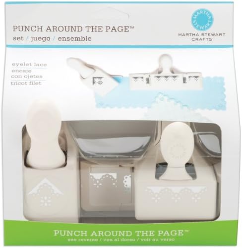 Brand New Martha Stewart Punch-Around-The-Page Combo-Eyelet Lace