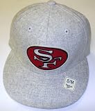 NFL Men's San Francisco 49ers Classics Flat Visor Flex Hat - Tw93Z (Grey  , Small/Medium)