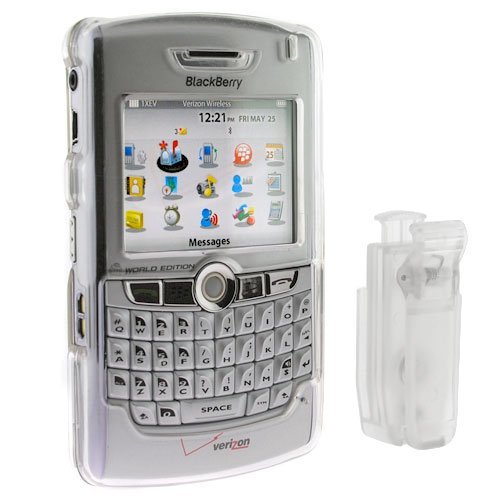 BLACKBERRY 8800/ 8820/ 8830 Clear Phone Protector Case – No Belt Clip