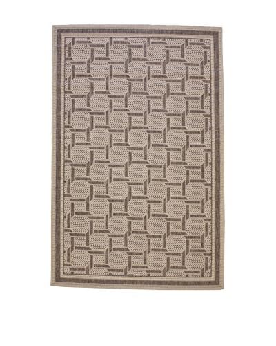 Tapis a Porter Tappeto Casa Sisal Crema/Marrone 110 x 170 cm