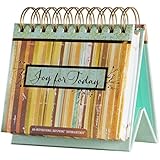 DaySpring Joy for Today, DayBrightener Perpetual Flip Calendar, 366 Days of Inspiration (75620)