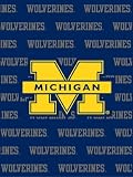 Michigan Wolverines Logo College Collection Blanket