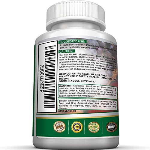 FOOD BASED Daily Liquid Filled Multivitamin Supplement Capsules For Men