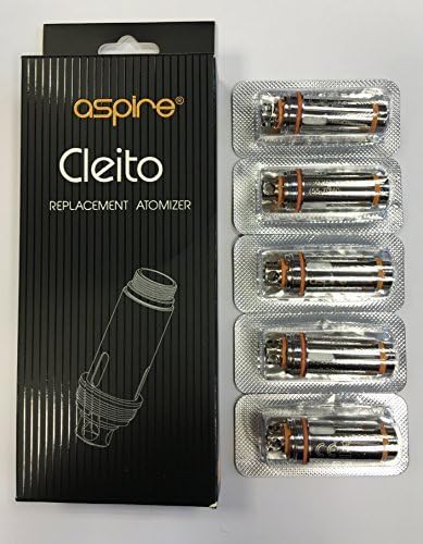 Aspire Cleito Replacement Coils 0.2ohm (Pack of 5) Genuine Aspire 55W - 70W by eJuicey
