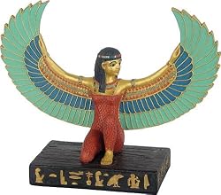 Kneeling Winged Isis, Curved Wings, Small
