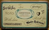 Cavallini Greetings Rubber Stamps - 10 Special Occasion Stamps with Ink Pad