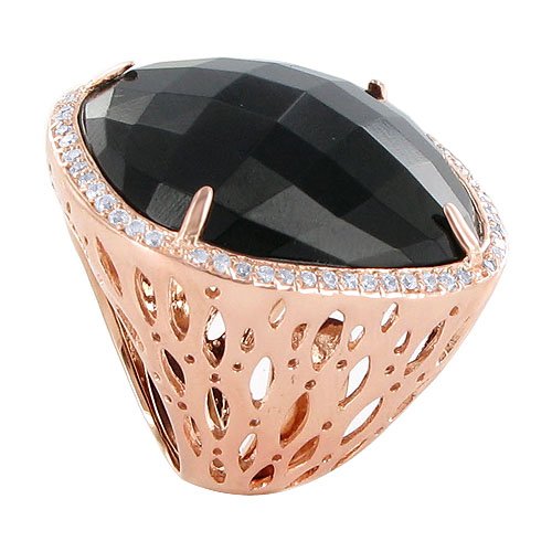TARS004 .925 Sterling Silver Copper 32 x 34mm 