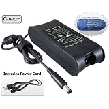 Ceivio(TM) 65W Laptop AC Adapter Battery Charger with Cord for Dell Latitude 120L, 131L. Replaces PA-12, 5U092 - Includes DBROTH USB 6-in-1 SD Card Reader