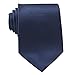 Classic Woven Men's Ties Neckties for Wedding Party Dress (Solid Navy Blue)