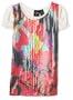 Baby Phat Girls 7-16 Multicolored Sequin Top,Cream,Large