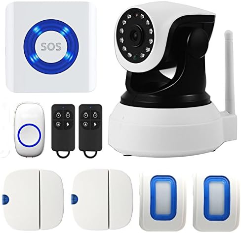 LongHai IOS Android APP Controlled WIFI Smart Enabled Cloud Alarm System , Smart Doorbell , Premium Portable Wireless Door Chime And Push Button Wireless Security Home Entry HD IP Camera