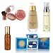 Elizabeth Arden COLLECTION: Flawless Finish Radiant Moisture Makeup WARM BRONZE PLUS Mousse Make-up Sheer SUNKISSED BRONZE PLUS Bronzing Powder w/Kabuki Brush PLUS First Defense Advanced Anti-Oxidant Lotion PLUS Quad Eyeshadow