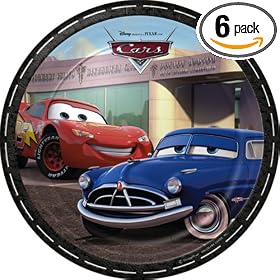 Disney's CARS Dessert Plates, 8-Count Packages (Pack of 6)
