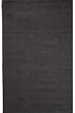 Diamond Jute Rug 4'x6' Black