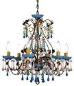 19" Wide Rose 6-Light Sweet Juliette Chandelier