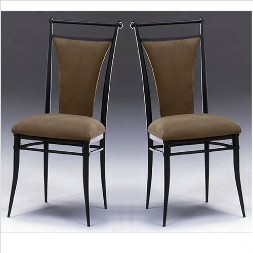 Hillsdale Cierra Dining Chairs in Bear (Set of 2)