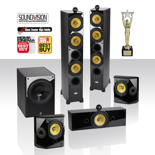 Crystal Acoustics T3-5.1-UL Home Theater With THX® Ultra2 fronts and Subwoofer