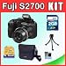 Fujifilm FinePix S2700 12.2MP Digital Camera with 18x Optical Zoom, 3
