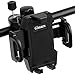 Bike Mount, Gimars Larger Size One-button Release Bicycle Handlebar & Motorcycle Bike Phone Mount Holder Cradle for iPhone 6 6(+) 6S 6S Plus 5S,Samsung Galaxy S5 S6 S7 Note 3/4/5,Nexus,HTC,LG,And More
