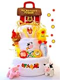 Funny Farm 3 Tier Diaper Cake - Great Gift
