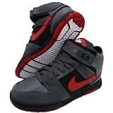 Nike 6.0 Mogan Mid 2 Jr Shoes – Dark Grey/Varsity Red
